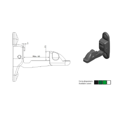 FIXADOR PORTADA POLIS 1F 9000 PRETO